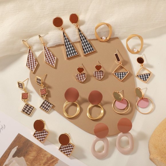 Retro Dripping Glaze Earrings Jewelry - Picture 11 of 12